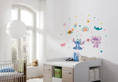 Produktbild von Wandtattoo - Stitch World - Größe 50 x 70 cm