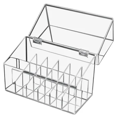 Produktbild von Kosmetik-Organizer Acryl - Transparente Lippenstifthalter mit 18 Fächern