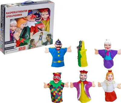 Productafbeelding van Groothandel GmbH - Poppentheater: 6 speelpoppen
