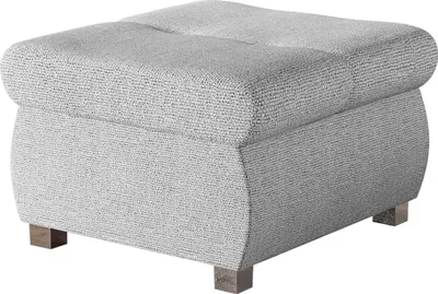 Produktbild von MIRJAN24 Polsterhocker Orkan Klein, Moderne Sitzhocker vom Hersteller, Holzkonstruktion, 60x60x39 cm (Farbe: Sicuro 65)