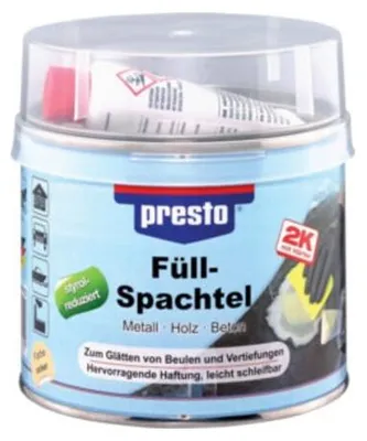 Produktbild von Füllspachtel 1000g Dose Spachtelmasse ocker 6 Stk