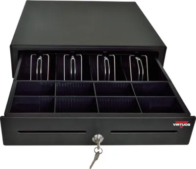 Obrázek produktu pro Pokladní zásuvka S-410C,kabel, pořadač 4/8,24V,
