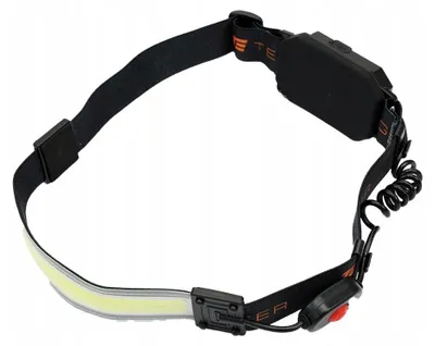 Productafbeelding van Teger voorhoofdlamp SOFTLED COB 450lm met rood licht, USB-aansluiting