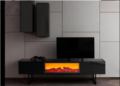 Produktbild von Modernes Wohnzimmer Set r TV-Schrank mit 2x Wandschränken 3tlg