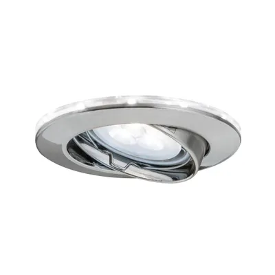 Immagine prodotto di Paulman Star EBL Set orientabile con LED Ring Shine 6500K 3x4,5W 230V GU10/1W ferro, spazzolato.
