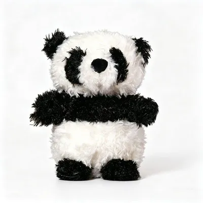 Produktbild von Kuscheltier Panda 30 cm – Weicher Panda Plüsch zum Kuscheln – Schwarz Weiß