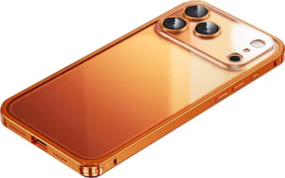 Image de INF Coque Arrière Transparente à Boucle Magnétique Orange pour iPhone 17 Pro