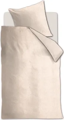 Produktbild von beddinghouse Bettwäsche FROST Biber BL 135x200 cm weiß Bettbezug