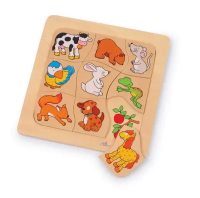 Obrázok produktu pre Hádanka Kto čo zje? 9ks zodpovedajúce puzzle 18x18cm