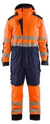 Produktbild von Blakläder High Vis Winter Overall 6725, Farbe:High Vis Orange/Marineblau, Größe:L