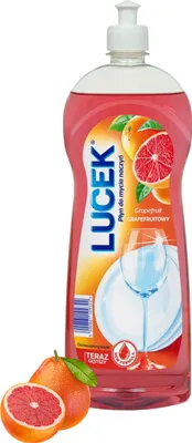 Zdjęcie produktu dla Płyn do naczyń grejpfrutowy LUCEK 1 L płyn do mycia naczyń WYDAJNY