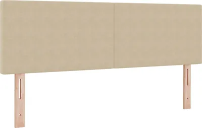 Obrázok produktu pre vidaXL Čelo postele s LED osvetlením Sivá-zelená 144 cm Manžestrová látka