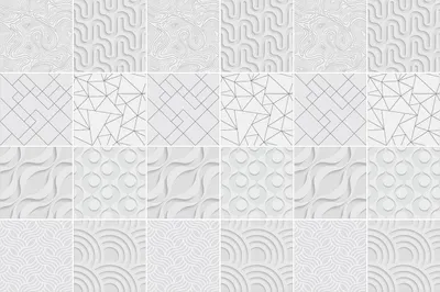 Produktbild von Fliesenaufkleber 20 x 20 cm – 24 Stück – Selbstklebend – Wasserfest – Pflegeleicht – Hitzebeständig – Für Küche & Bad – Abstrakte 3D-Linien und Wellen