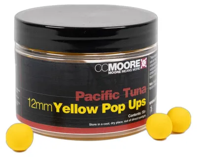 Produktbild von CC Moore Pacific Tuna Yellow Pop Ups 12mm - 30g Boilies