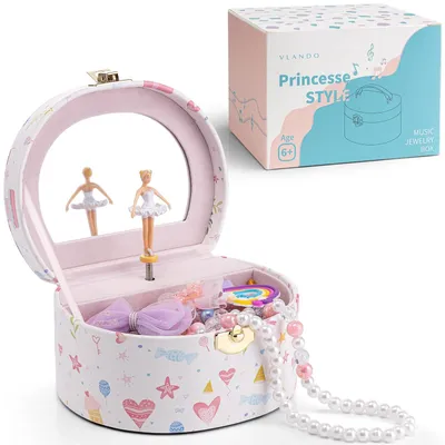 Productafbeelding van Muziekdoos Sieradenkist voor Meisjes met Ballerina