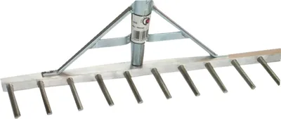 Produktbild von Polar 2320 Aluminium-Rechen 60 cm 16 Zinken Rechen Landrechen Rasenrechen