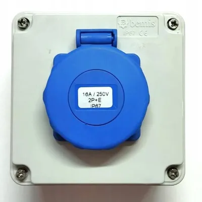 Obrázek produktu pro F-Elektro R-110 BS Rozvaděč IP67 Zásuvka 230V