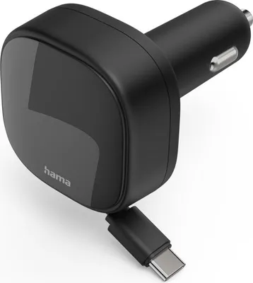 Produktbild von Hama 00201958, Auto, Zigarettenanzünder, 0,7 m, Schwarz