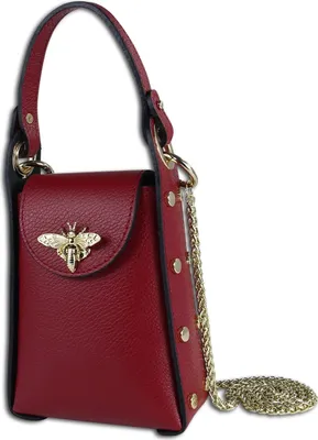 Produktbild von Toscanto Leder Tasche Umhängetasche rot OTT813UR
