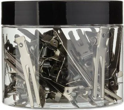 Imagen del producto de Clips metálicos, modelo nº 6, con 2 puntas, paquete de 50 unidades.