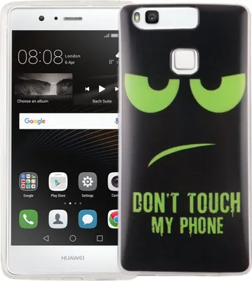 Produktbild von Dont Touch My Phone Handyhülle Huawei P9 Silikon