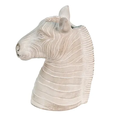 Immagine prodotto di Vaso da fiori Clayre & Eef Zebra 21x13x26 cm Pietra grigia