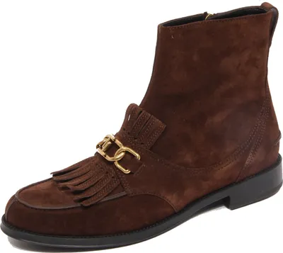 Produktbild von G2168 scarpa donna TOD’S brown stivaletto boot suede shoe woman