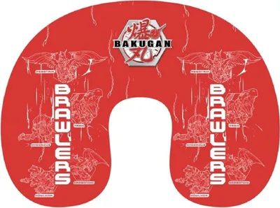 Zdjęcie produktu dla Poduszka podróżna Bakugan Idealna dla małych poszukiwaczy przygód podczas podróży