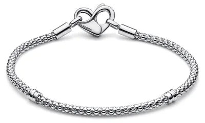 Immagine prodotto di Bracciale da donna PANDORA con chiusura a cuore infinito in argento 925
