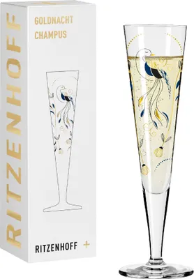 Produktbild von Goldnacht Champagnerglas #43 Von Christine Kordes