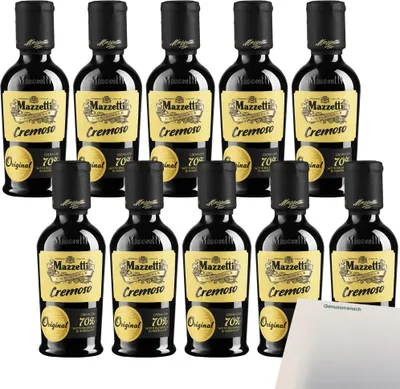 Produktbild von Mazzetti Balsamico Cremoso VPE (10x215ml Flasche) + usy Block