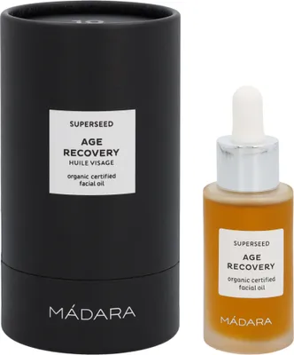 Produktbild von MÁDARA Cosmetics Age Recovery organic facial oil, 30 ml, Frauen, normale Haut, Schutz, Tropfflasche, Simmondsia Chinensis (Jojoba) Seed Oil Decyl Cocoate Solanum Lycopersicum (Tomato) Fruit...