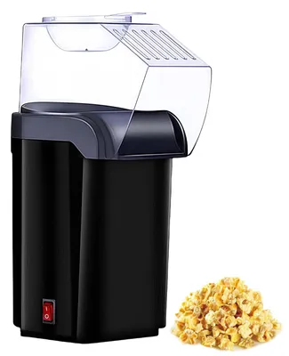 Heißluft-Popcornmaschine 1200 W, 2 Min., ölfrei, schwarz