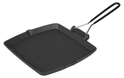 Gusseisen-Grillpfanne Mixgrill, eckig, 24 x 24 cm