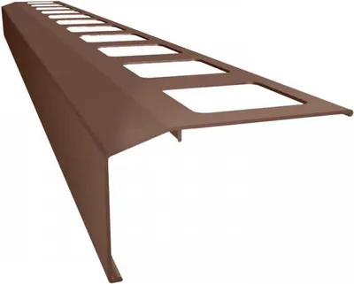 Produktbild von Renoplast Aluminium Traufprofil K301 Keramikboden, Profil 200cm, Braun