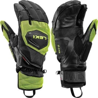 Obrázok produktu pre Leki WCR Venom GS 3D Lobster Black/Ice Lemon 10,5 Lyžiarske rukavice