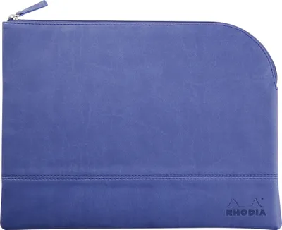 Produktbild von Rhodia Rhodiarama Etui aus Kunstleder Reißverschluss, 21x28 cm Saphir 116738C