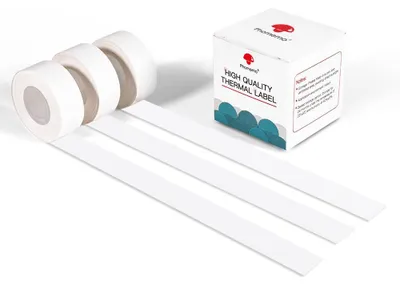 Produktbild von Phomemo D30 Endlos-Etikettenband - Weiße Schriftbänder, Thermoetiketten für Küch
