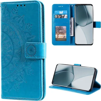 Immagine prodotto di Custodia per OnePlus 10 Pro 5G Custodia per telefono cellulare Custodia Flip Case Cover Mandala Blue