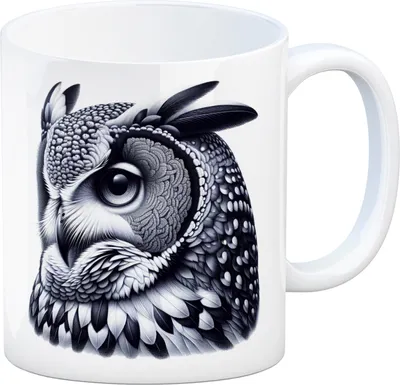Produktbild von Schwarze Eule Kaffeebecher