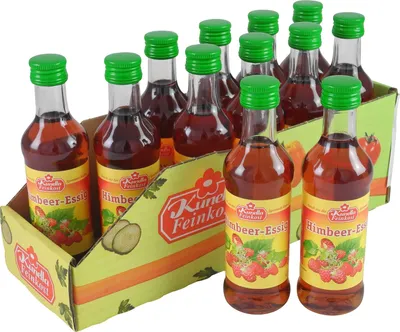 Produktbild von Himbeeressig von Kunella Feinkost - 12er Pack (12 Flaschen à 100 ml)