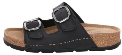 Produktbild von Rohde Nubuk schwarz Pantolette Schwarz : 36