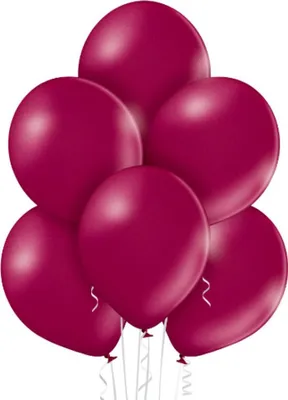 Produktbild von 25 Stk. Luftballon Uni Metallic Ø 30cm |  Pflaumenrot #087