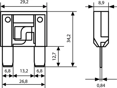 Produktbild von Lamellensicherung Lampa Maxi , 12/32V - 20A