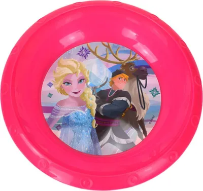 Produktbild von Plastikschüssel Ø17 für Kinder Disney Frozen oder Peppa Wutz
