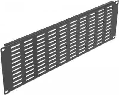 Zdjęcie produktu dla DELOCK 19" Netzwerkschrank Panel Lüftungsschlitz 3 HE schw.