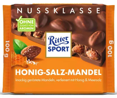 Immagine prodotto di Ritter Sport Nut Class MieleMandorla Latte Cioccolato 100g