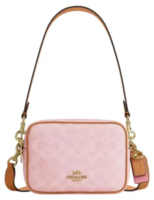 Produktbild von Damenhandtasche Coach Mini Carey Crossbody In Signature Canvas, Pudrosa