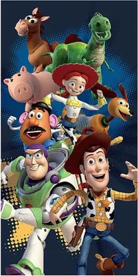 Immagine prodotto di Asciugamano Toy Story - "La grande fuga", figure TC392 (taglia unica) (colorato)