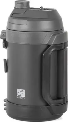 Produktbild von G21 Edelstahl-Thermoskanne 3800 ml, schwarz-grau